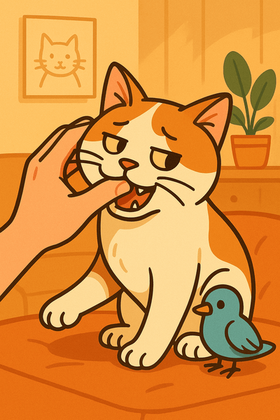 Perché il mio gatto mi morde quando lo accarezzo?